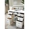 James Martin Vanities Bristol 48in Single Vanity, Bright White w/ 3 CM White Zeus Quartz Top 157-V48-BW-3WZ - alternate 4